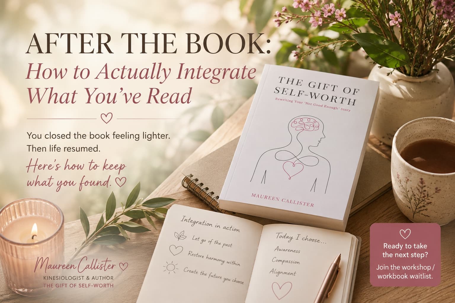 After the book: how to integrate what you've read — Maureen Callister