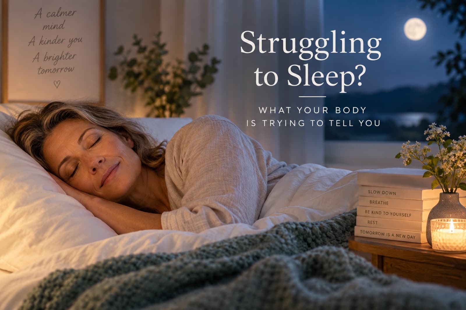 Struggling to Sleep? What Your Body Is Trying to Tell You
