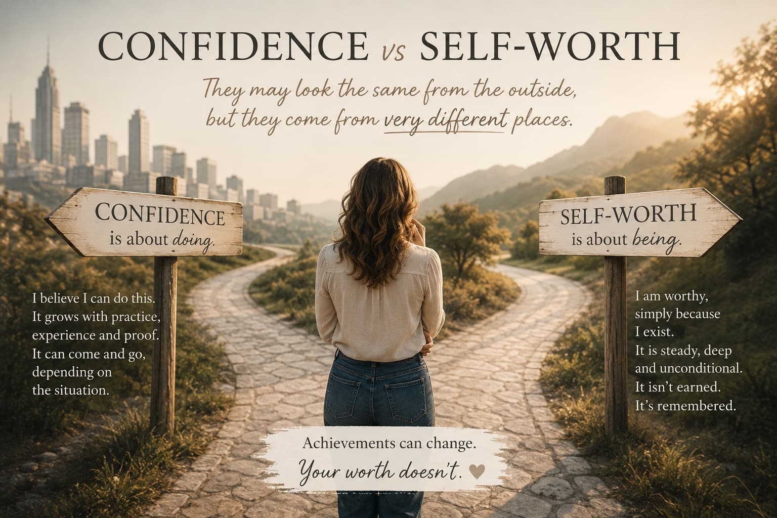 Confidence versus self-worth — Maureen Callister